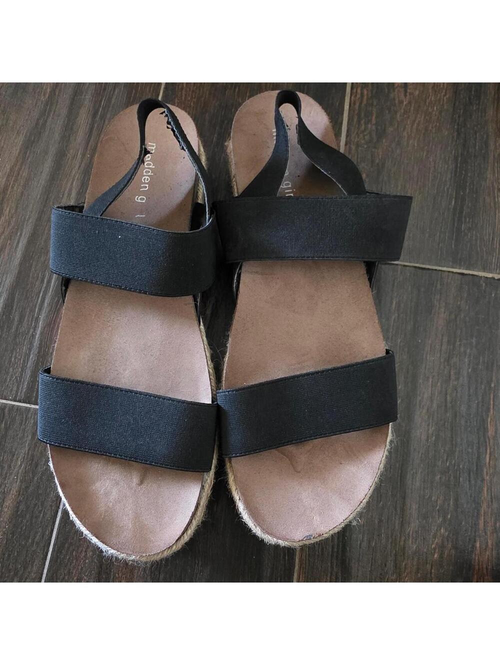 Madden Girl Women's Black Sandal